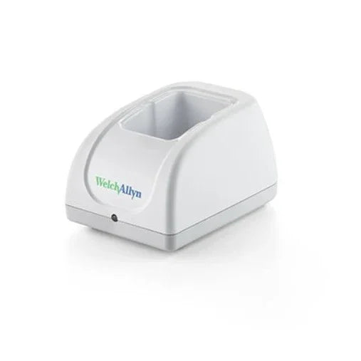 Welch Allyn medical device charging station, white, for clinical home care use