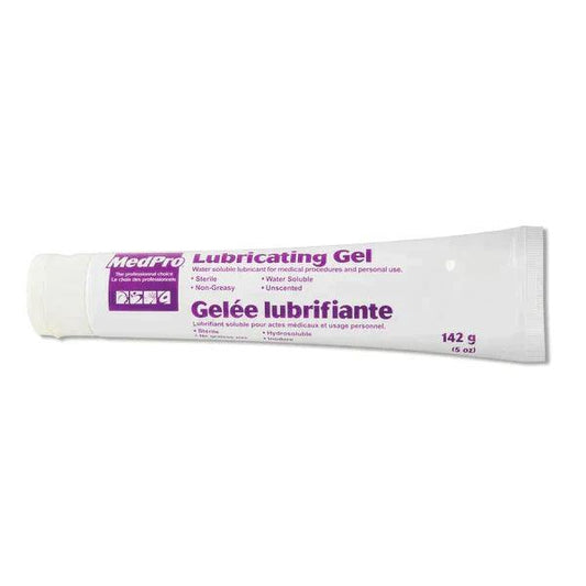 MedPro lubricating gel tube 142g, water soluble medical lubricant for procedures