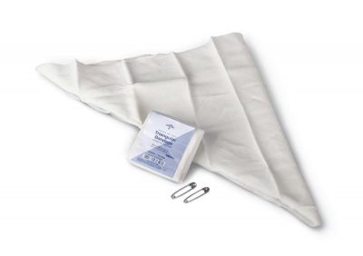 Medline Nonsterile Triangular Bandages, 2 Pins, 36" x 36" x 51" 12 unit/Bag 20bag/Case 240 Pieces Per Case