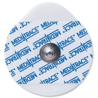 MEDI-TRACE disposable ECG electrode with adhesive backing for heart monitoring