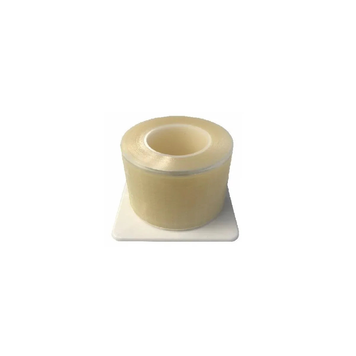 Transparent medical adhesive tape roll for wound care and bandage securing