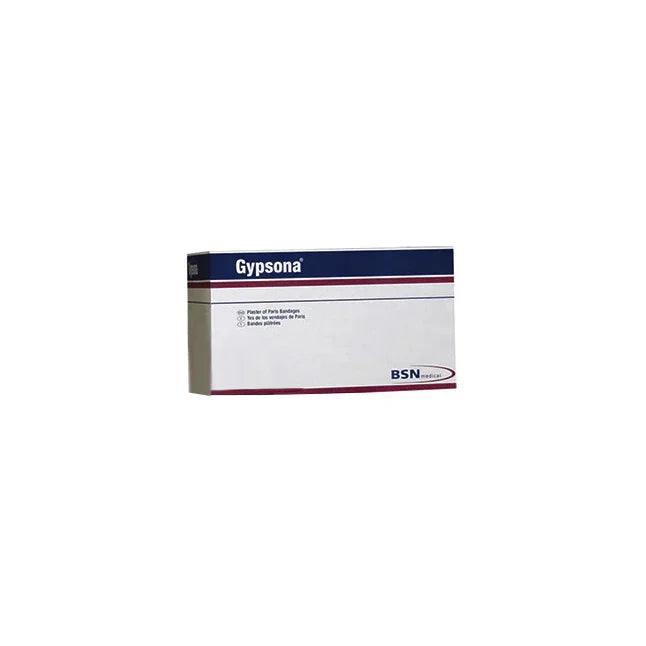 Gypsona medical bandage box for wound care, white packaging with BSN Medical label