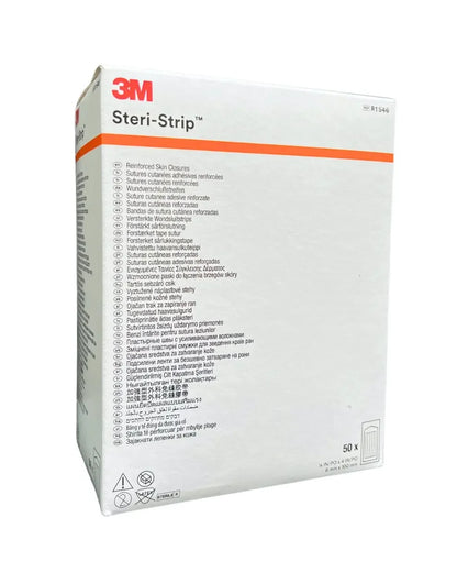 3M Steri-Strip reinforced skin closures box for wound care and medical supplies