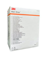 3M Steri-Strip reinforced skin closures box, medical wound closure adhesive strips, 50 count