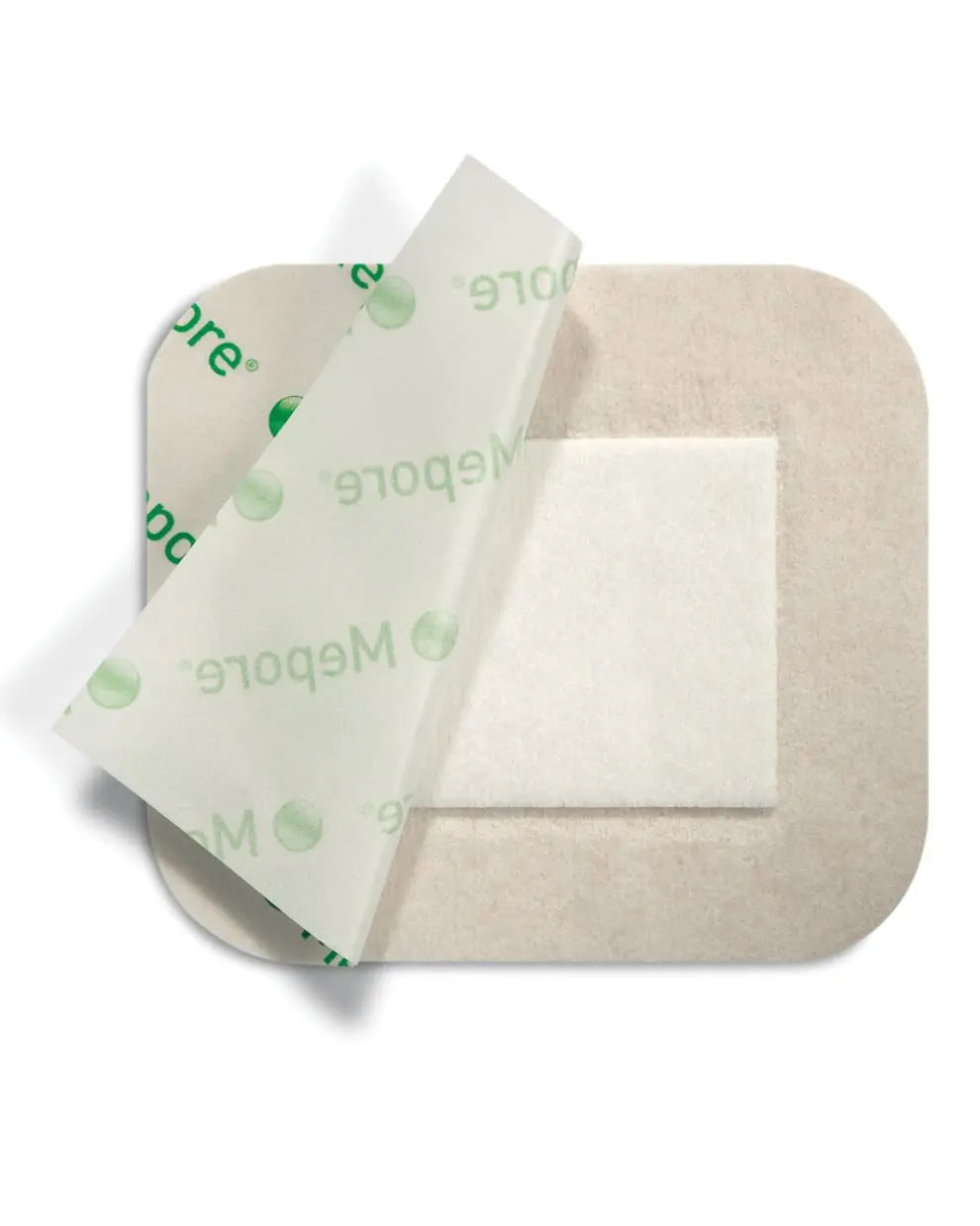 Sterile adhesive medical bandage with transparent protective layer, ideal for wound care.