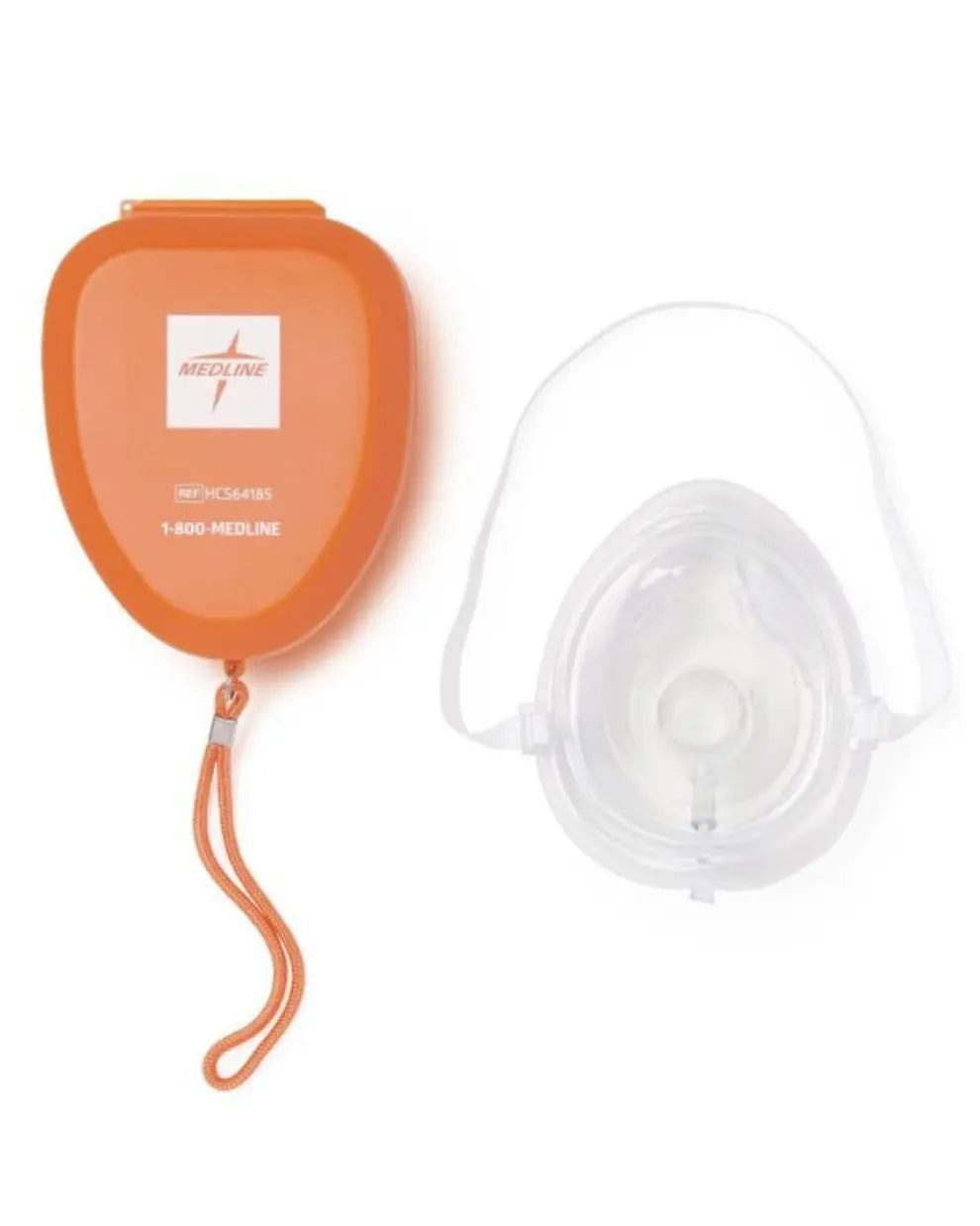 Medline CPR Mouth-To-Mask Resuscitator Mask with Valve, 1Each | HCS64185