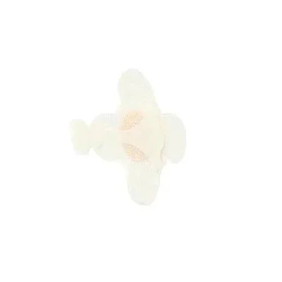 Transparent medical adhesive bandage for wound care on white background