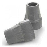 Grey rubber cane tips for walking aids, mobility accessory, home care supplies