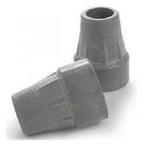 Grey rubber cane tips for walking aids, mobility accessory, home care supplies