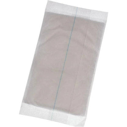Sterile medical adhesive wound dressing with white pad and clear border