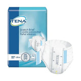 TENA stretch brief adult diaper 2XL ultra absorbency, package and product shown