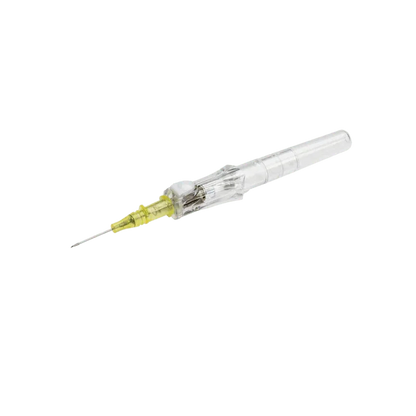 sterile transparent safety IV catheter needle for medical intravenous use