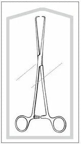 Sterile surgical hemostat forceps in sealed medical packaging