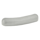 White foam medical cast padding on white background, orthopedic supply