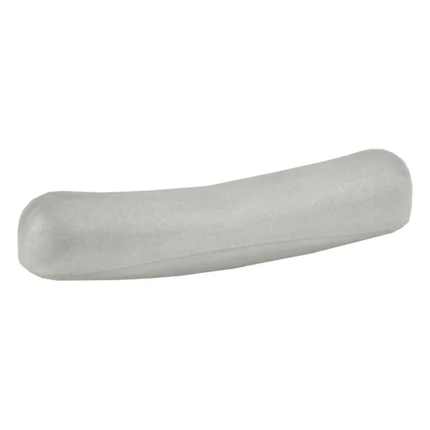 White foam medical cast padding on white background, orthopedic supply