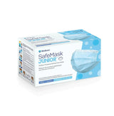 Box of Medicom SafeMask Junior pediatric procedure earloop face masks for kids.