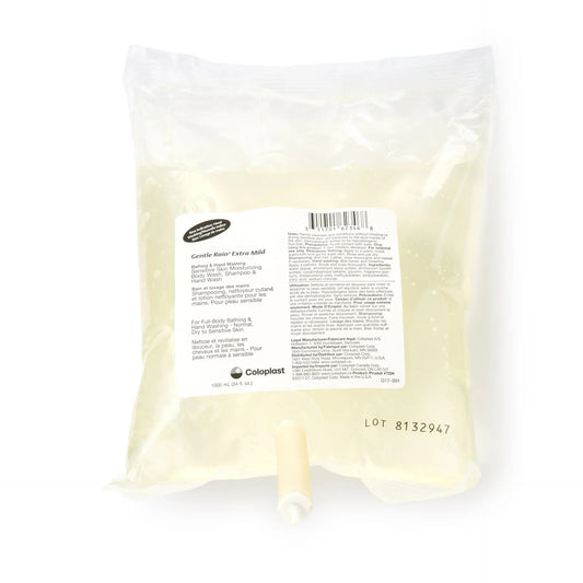 Gentle Rain Extra Mild body wash refill bag for sensitive skin, 1000ml, labeled packaging