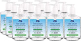 Pack of One Step Live Clean hand sanitizer gel bottles with aloe, 236ml, pump dispensers