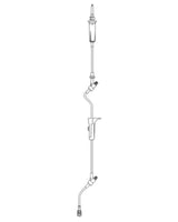 IV administration set single-use medical tubing with drip chamber and connectors