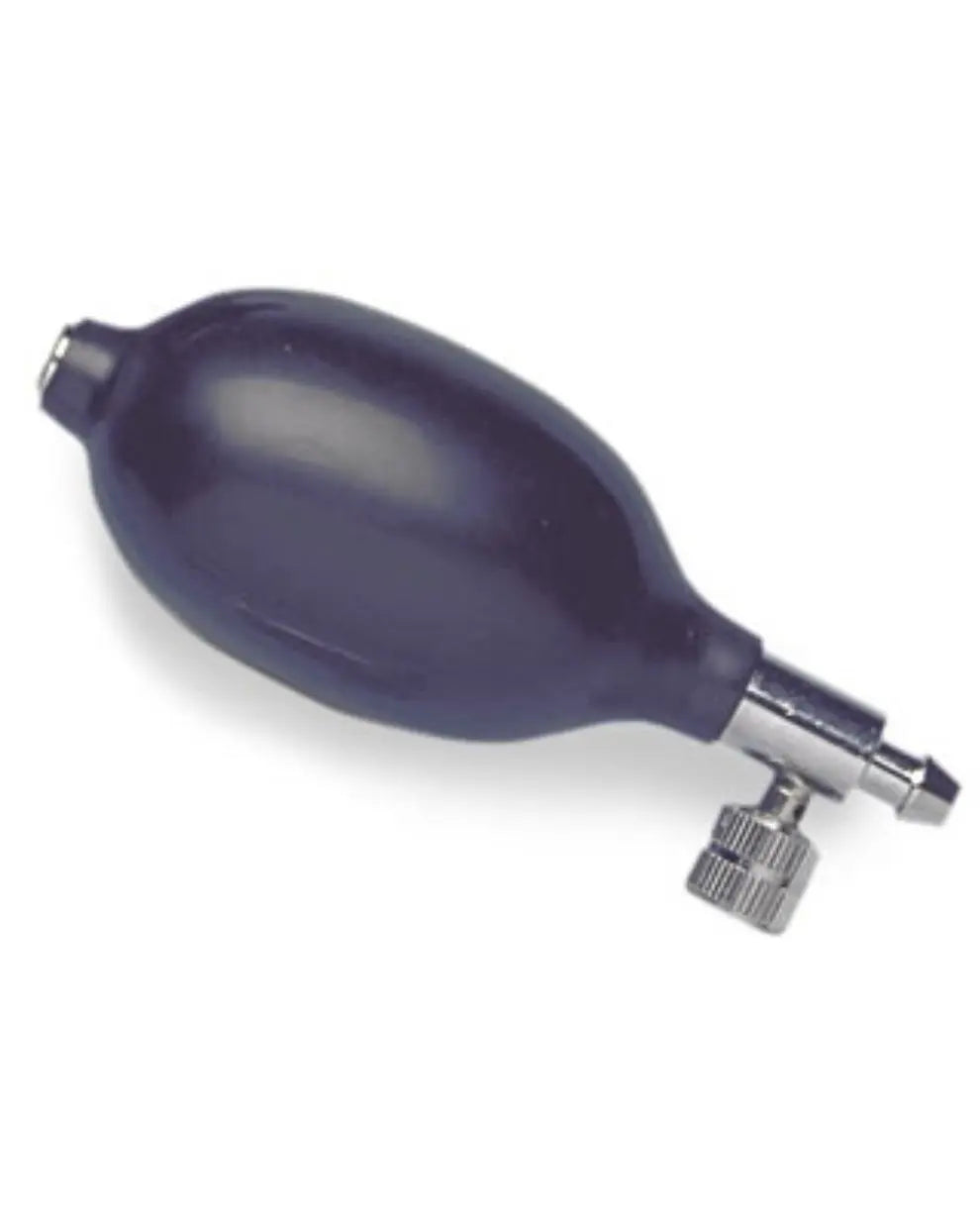 Black rubber inflation bulb for sphygmomanometer blood pressure cuff