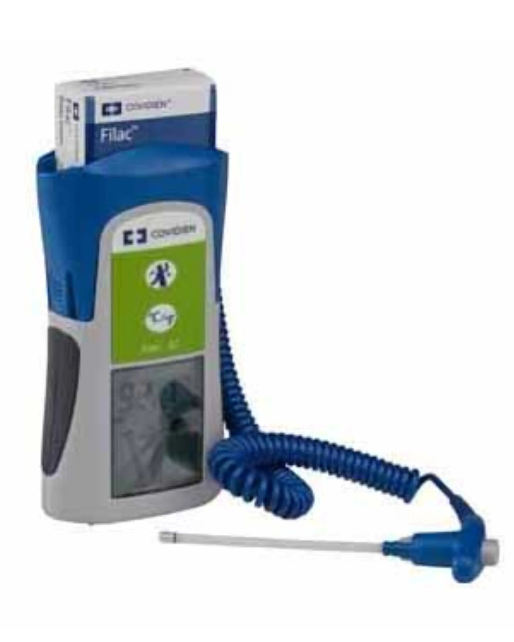 Electronic medical thermometer with digital display and detachable probe