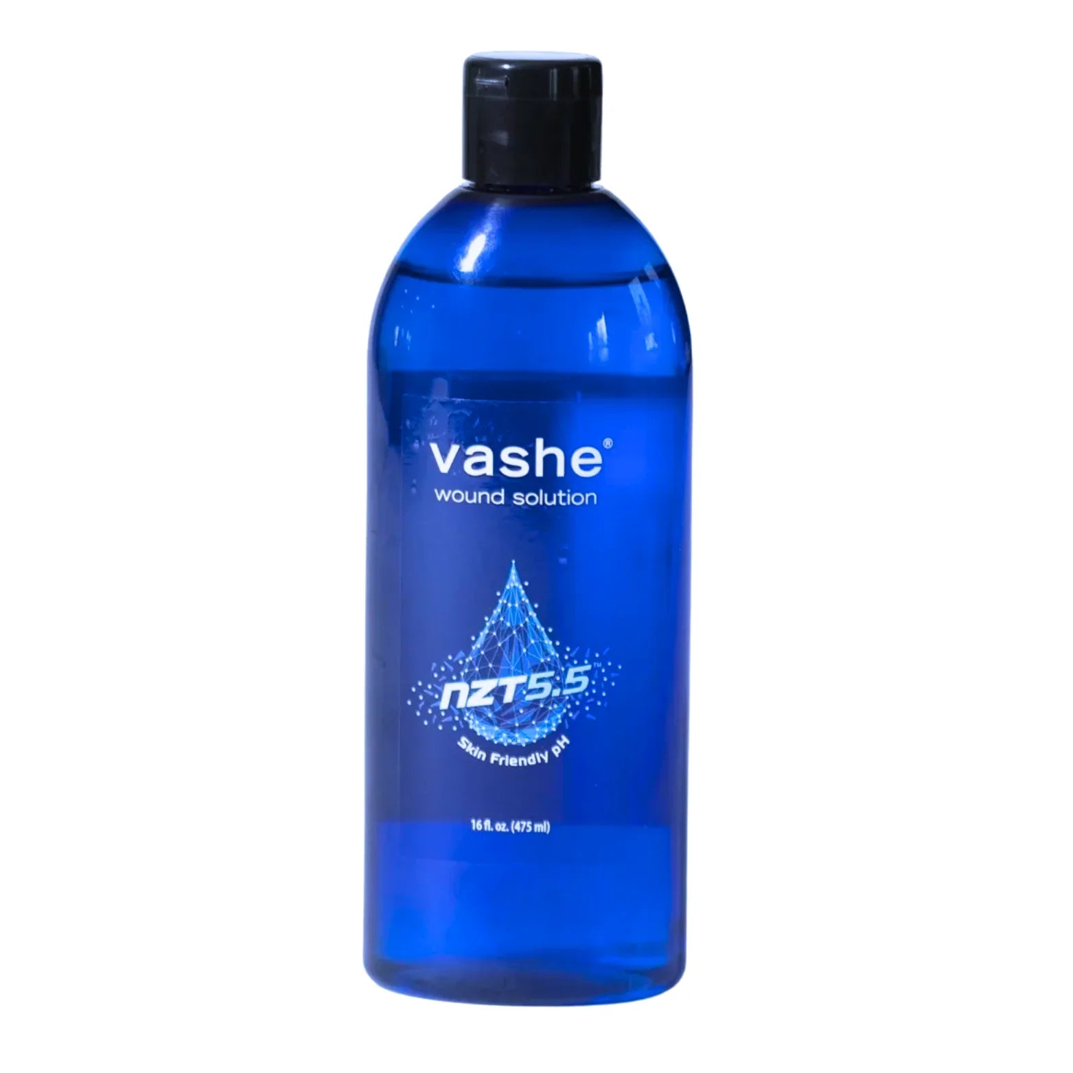 Vashe wound solution 16 oz blue bottle for wound care and skin treatment