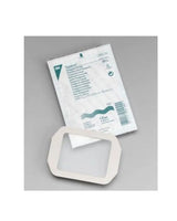 3M Tegaderm transparent film dressing with packaging on a gray background