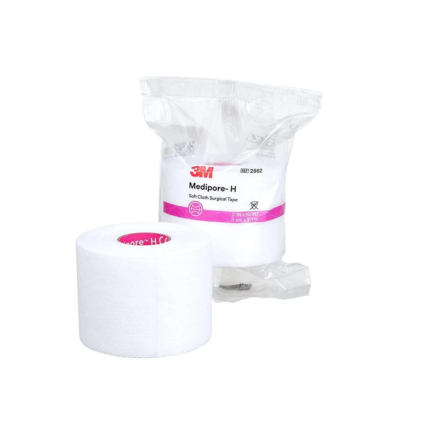 3M Medipore-H soft cloth surgical tape roll and packaging, medical supply