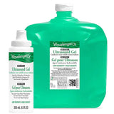 Wavelength LV ultrasound gel bottles, 250ml and 5L, medical supplies for diagnostics