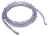 Clear medical oxygen tubing coiled with connectors on both ends, home care respiratory supply