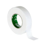 White medical adhesive tape roll, partially unrolled, used for wound care and bandaging