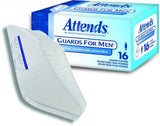 Attends Guards for Men incontinence pads, 16 pack, discreet male protection product