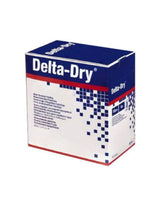 Delta-Dry orthopedic padding box for medical casts on white background