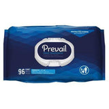 Prevail adult washcloths pack, 96 count, disposable personal hygiene wipes.