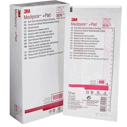 3M Medipore adhesive wound dressing sterile bandage box and package