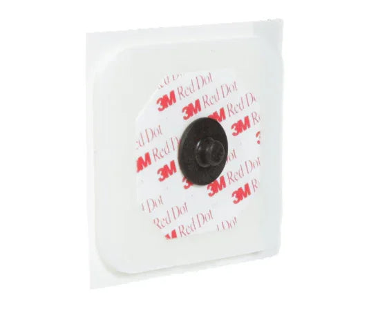 3M Red Dot ECG electrode patch with snap connector for medical monitoring