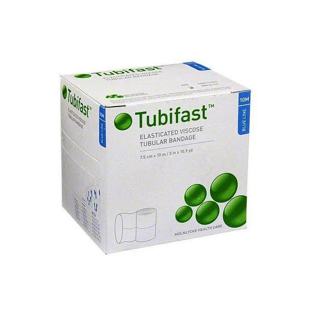 Tubifast elasticated viscose tubular bandage box, medical supplies packaging