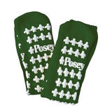 Fall Management Socks Non-Skid Medium Green 1 Pair | 6239G