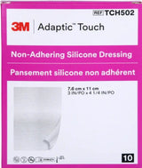 3M Adaptic Touch non-adhering silicone dressing box, wound care, 7.6 x 11 cm, sterile