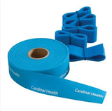 Blue Cardinal Health medical tourniquet roll and strips for clinical use