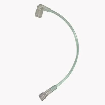Clear medical extension tube with luer lock connectors for IV or respiratory use