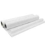 White disposable medical exam paper rolls for clinic and healthcare use