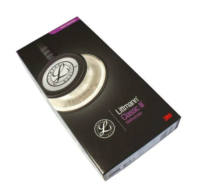 Littmann Classic III stethoscope box, medical diagnostic equipment packaging