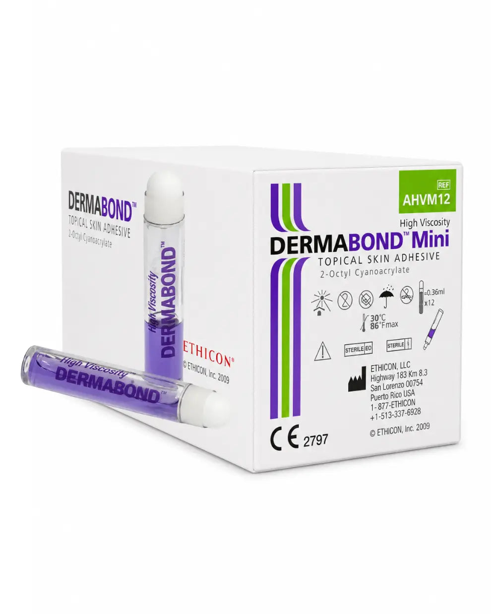 DERMABOND Mini Topical Skin Adhesive 0.36mL x 12 | AHVM12 