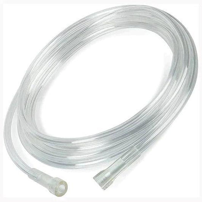 Clear oxygen tubing with standard connectors for respiratory medical use