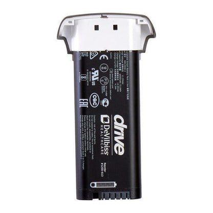 Drive DeVilbiss healthcare battery for portable oxygen concentrator, black casing, connectors visible.