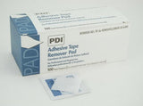 Box of PDI adhesive tape remover pads for professional medical and hospital use
