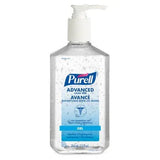 Purell Advanced hand sanitizer gel pump bottle, clear with blue label, 354ml