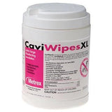 CaviWipes XL container with extra large disinfecting towelettes for medical cleaning
