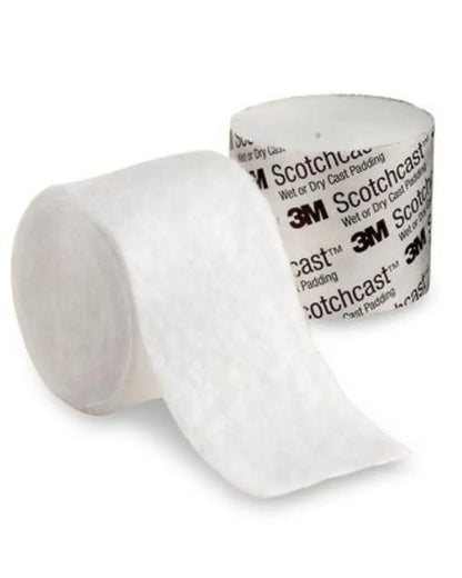 3M Scotchcast white medical cast padding rolls for wound care and orthopedic use